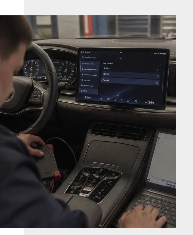 Русификация автомобиля BYD HAN для эксплуатации в Видном